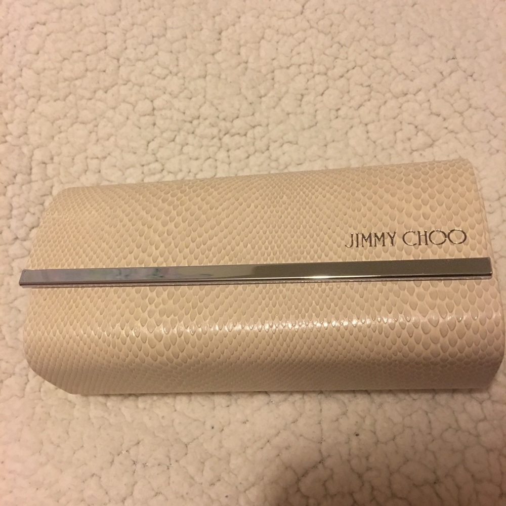 Jimmy Cho snake skin sunglasses case
